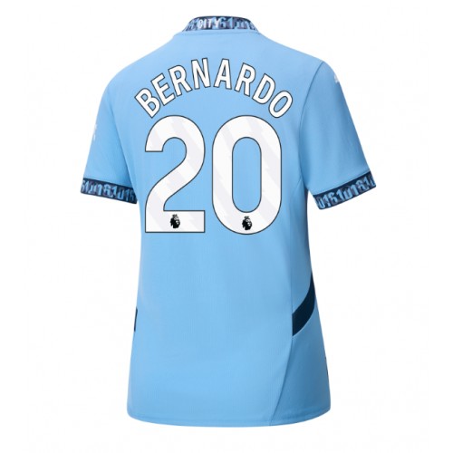 Dres Manchester City Bernardo Silva #20 Domaci za Žensko 2024-25 Kratak Rukav